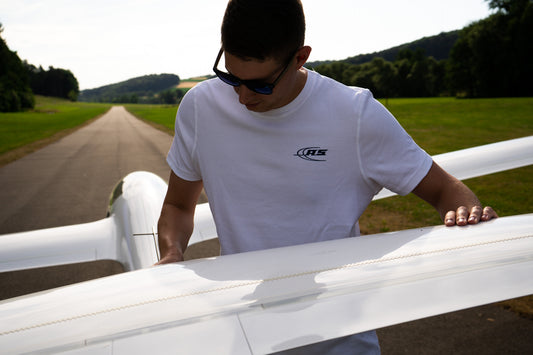 AS Logo - Weißes T Shirt - Herren