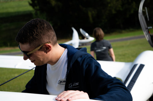 AS Logo - Sweat Kapuzen Jacke - Marine - Herren