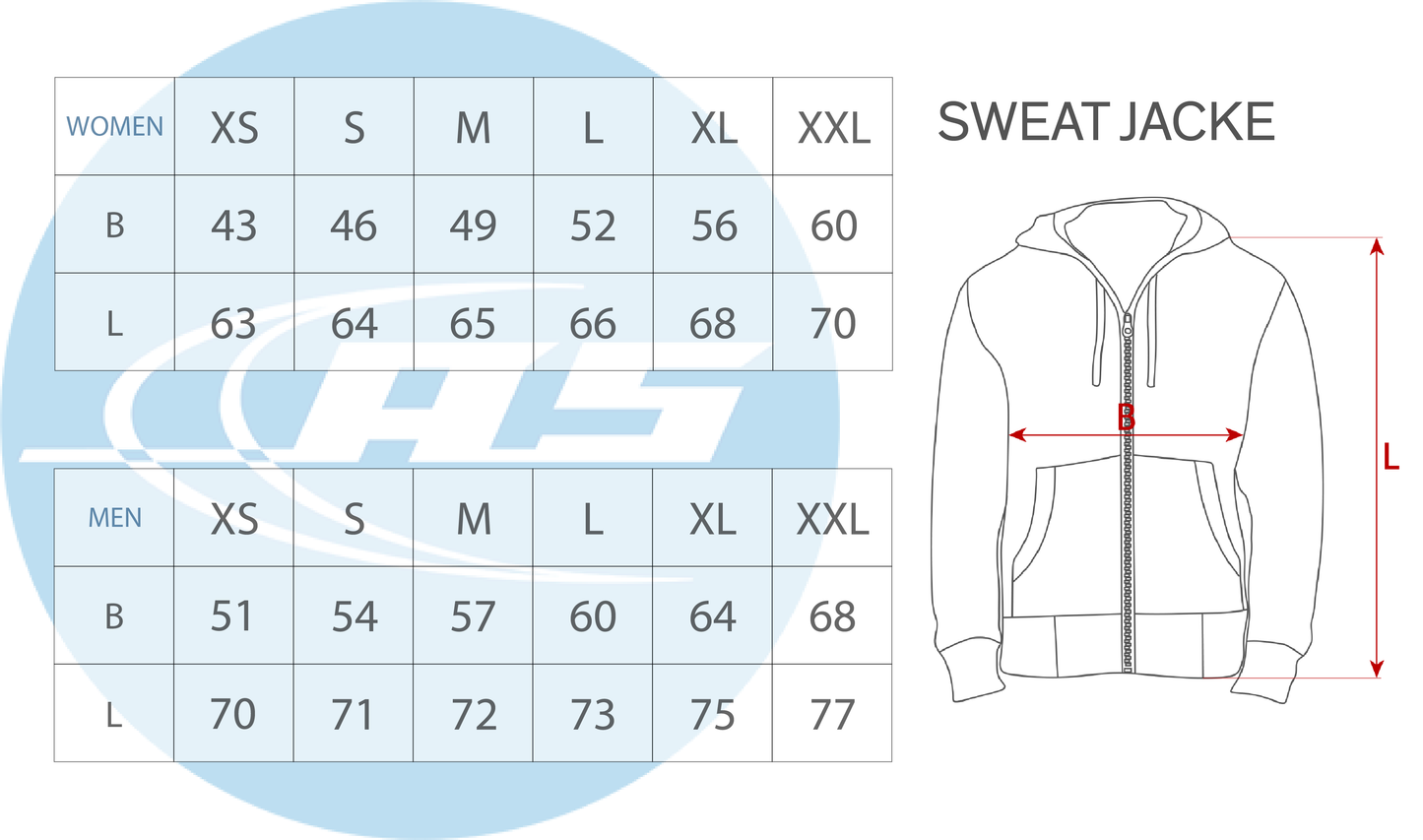 AS Logo - Sweat Kapuzen Jacke - Hellgrau - Herren